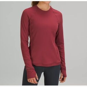 Lululemon Rulu Run Long Sleeve Mulled Wine